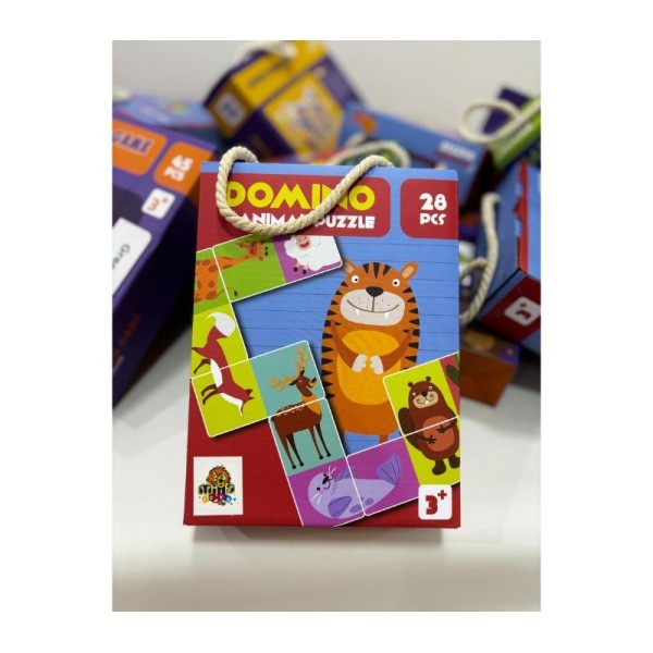 Puzzle Domino Animal - 28 pcs