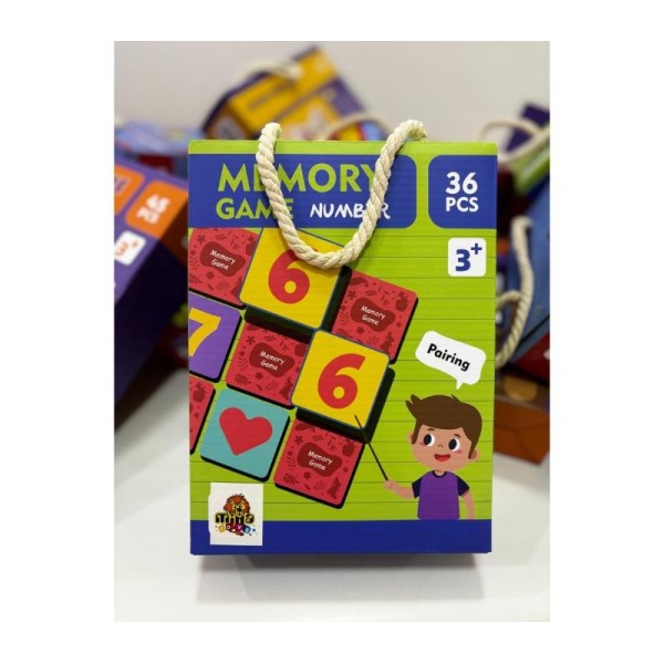 Puzzle Memory Game Number - 36 pcs