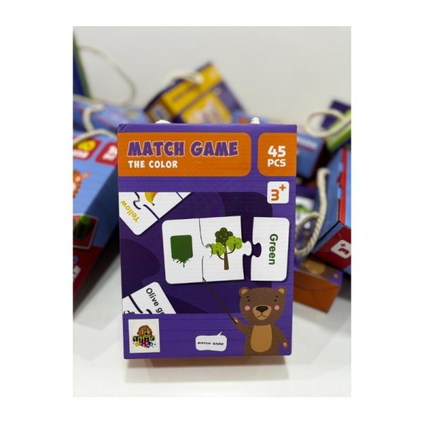 Puzzle Match Game The Color - 45 pcs